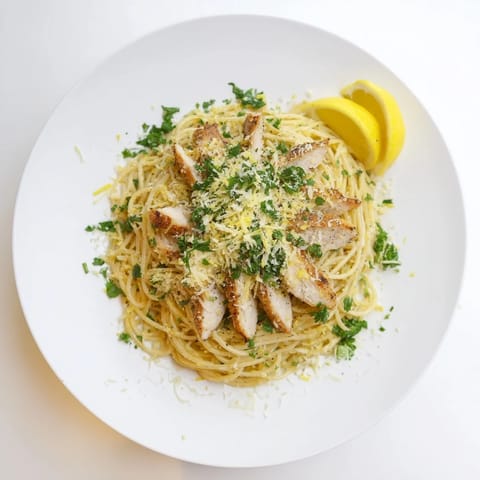 Brown Butter Lemon Chicken Pasta