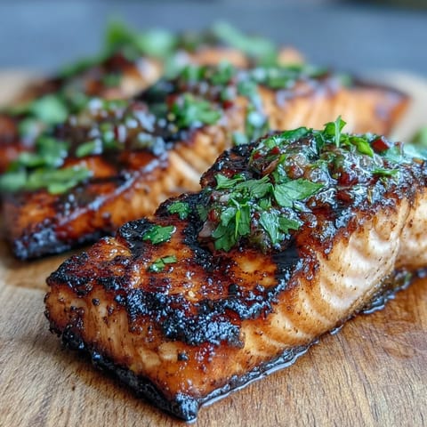 Grilled Salmon with Strawberry Salsa