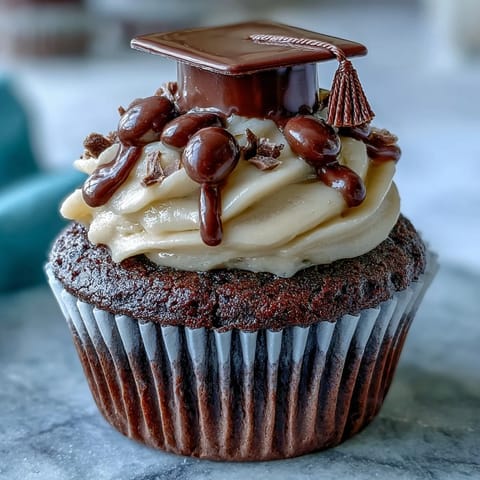 Simple Graduation Cupcakes Cap