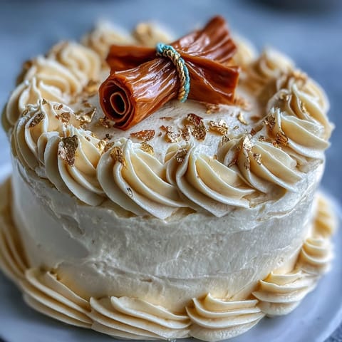 Elegant high school graduation cake with vanilla sponge, creamy buttercream, and gold foil accents, topped with a diploma-shaped decoration.