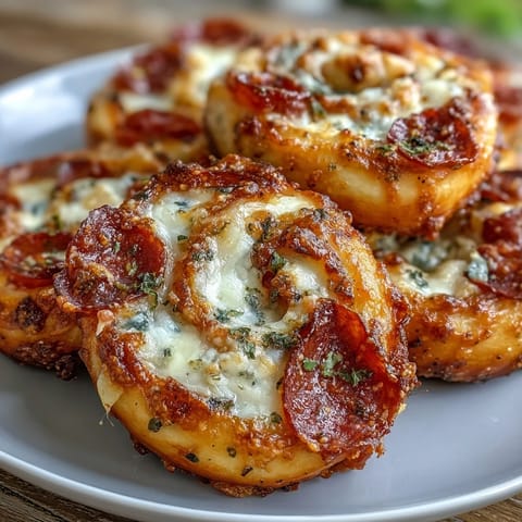 Pizza Pinwheels Pepperoni Mozzarella