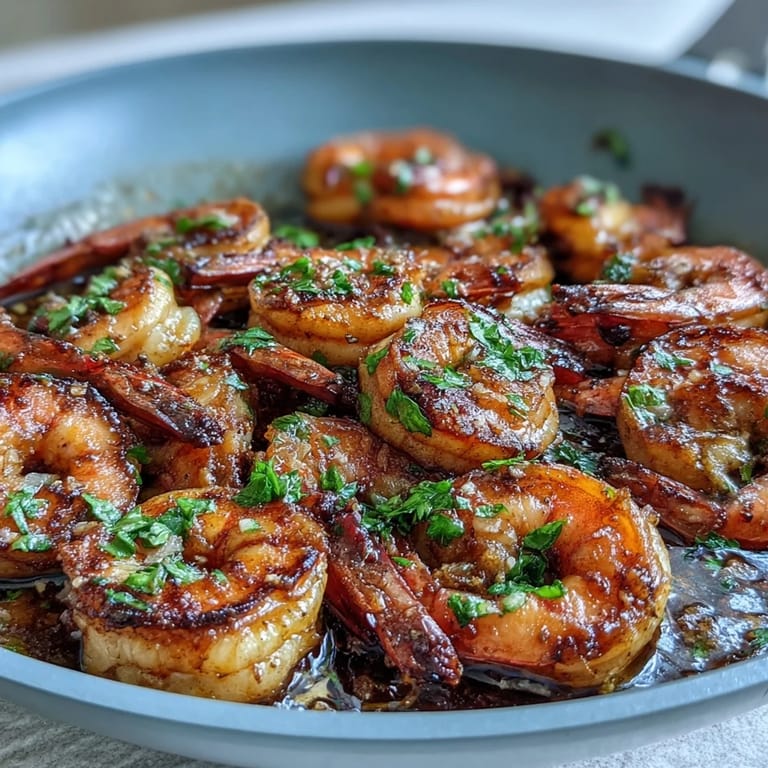 Healthy lemon garlic shrimp and asparagus recipe featuring tender shrimp, crisp asparagus, and bright lemon-garlic flavors in a quick, easy one-pan meal.