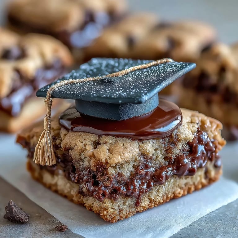 Easy fondant mortarboard graduation cookies, featuring black fondant hats and yellow tassels for a fun dessert.
