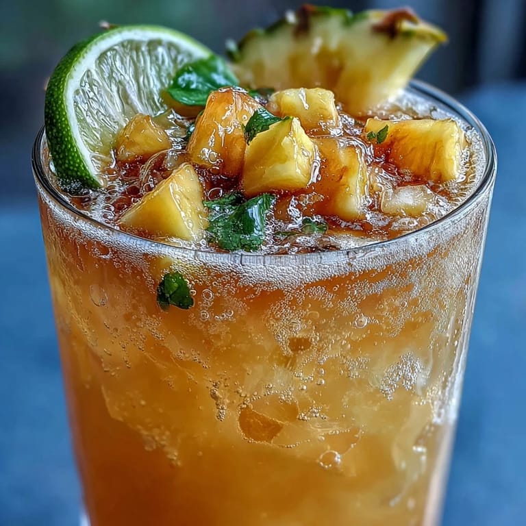 Refreshing Grad Party Punch: Mango Pineapple Sparkling Lemonade, ready to serve visually.