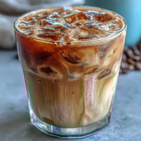 Creamy iced espresso with brown sugar and oat milk, shaken to frothy perfection and served over ice.